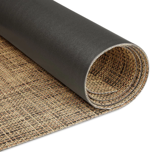 Chilewich Basketweave Bark 72" Floor Covering Fabric 1 Chilewich Basketweave Bark 72" Floor Covering Fabric