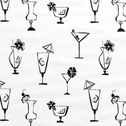 Covington Outdoor Five O'Clock Somewhere Ivory/Ebony 56" Fabric 11 Covington Outdoor Five O'Clock Somewhere Ivory/Ebony 56" Fabric -Textile Store Covington Outdoor Five OClock Somewhere Ivory Ebony 56 Fabric 5