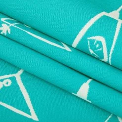 Textile Store -Textile Store Covington Outdoor Five OClock Somewhere Turquoise 56 Fabric 10