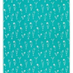 Covington Outdoor Five O'Clock Somewhere Turquoise 56" Fabric -Textile Store Covington Outdoor Five OClock Somewhere Turquoise 56 Fabric 2