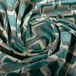 Covington UFO Azure 57" Fabric -Textile Store Covington UFO Azure 57 Fabric 5