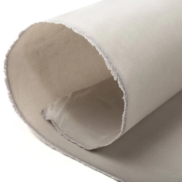 DuraWax™ Heavy Waxed Canvas Cotton Duck 12 Oz. Cloud Grey 57" Fabric 1 DuraWax™ Heavy Waxed Canvas Cotton Duck 12 Oz. Cloud Grey 57" Fabric