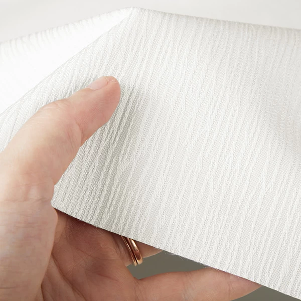 Europatex NYX White 55" Blackout Drapery Fabric 3 Europatex NYX White 55" Blackout Drapery Fabric - Image 3