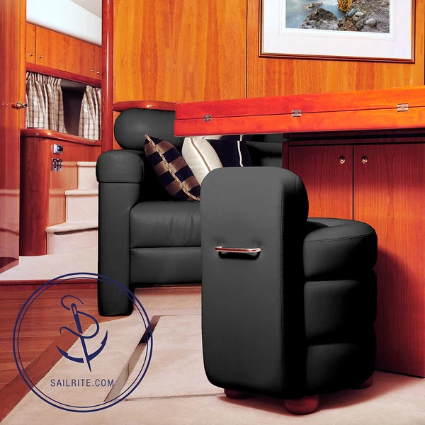 EverSoft™ Indoor/Outdoor Black 54" Vinyl Fabric 6 EverSoft™ Indoor/Outdoor Black 54" Vinyl Fabric - Image 6