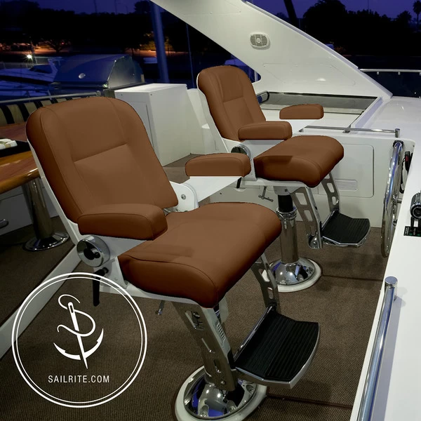 EverSoft™ Indoor/Outdoor Brown 54" Vinyl Fabric 5 EverSoft™ Indoor/Outdoor Brown 54" Vinyl Fabric - Image 5