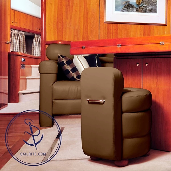 EverSoft™ Indoor/Outdoor Brown 54" Vinyl Fabric 6 EverSoft™ Indoor/Outdoor Brown 54" Vinyl Fabric - Image 6