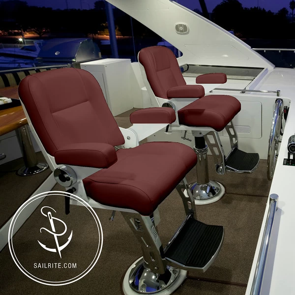 EverSoft™ Indoor/Outdoor Burgundy 54" Vinyl Fabric 5 EverSoft™ Indoor/Outdoor Burgundy 54" Vinyl Fabric - Image 5