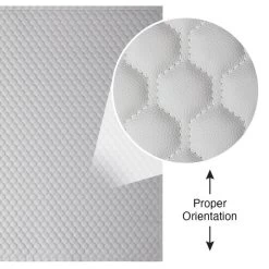 EverSoft™ Silver Hexagon Stitched Foam Backed Vinyl -Textile Store EverSoft Silver Hexagon Stitched Foam Backed Vinyl 6