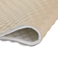 EverSoft™ Tan Hexagon Stitched Foam Backed Vinyl -Textile Store EverSoft Tan Hexagon Stitched Foam Backed Vinyl 3