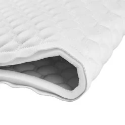 EverSoft™ White Hexagon Stitched Foam Backed Vinyl -Textile Store EverSoft White Hexagon Stitched Foam Backed Vinyl 3