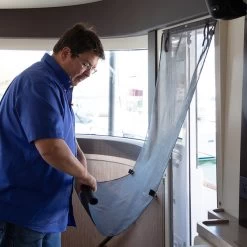 Fiberglass Mesh Charcoal 60" Fabric -Textile Store Fiberglass Mesh 60 Charcoal No See Um 6