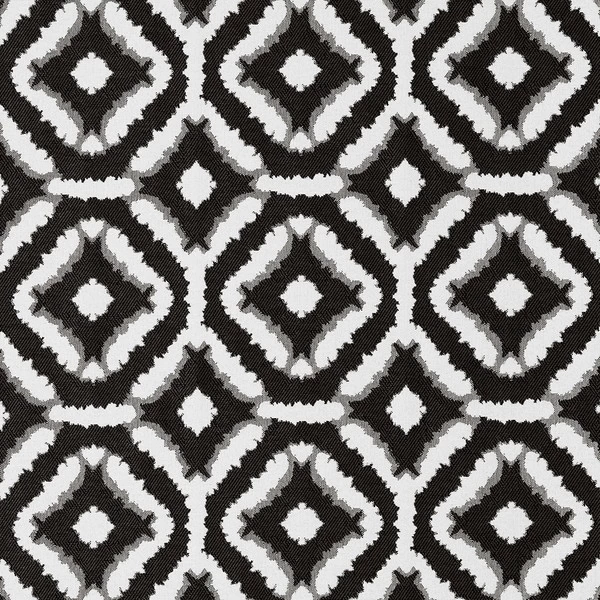 Hilary Farr Outdoor SPF Del Sol Ebony/Ivory 54" Fabric 1 Hilary Farr Outdoor SPF Del Sol Ebony/Ivory 54" Fabric