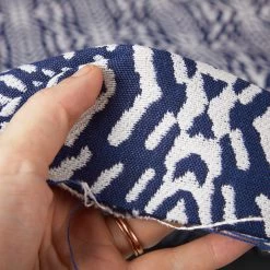 Hilary Farr Outdoor SPF Riff Mediterranean Blue 54" Fabric -Textile Store Hilary Farr Outdoor SPF Riff Mediterranean Blue 54 Fabric 4