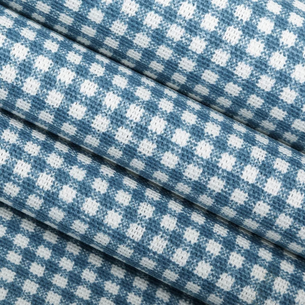 Magnolia Home Madrid Check Ocean 55" Fabric 1 Magnolia Home Madrid Check Ocean 55" Fabric