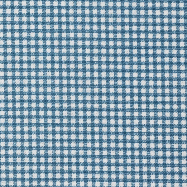 Magnolia Home Madrid Check Ocean 55" Fabric 2 Magnolia Home Madrid Check Ocean 55" Fabric - Image 2