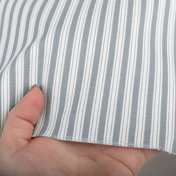 Magnolia Home Polo Stripe Slate 55" Fabric 4 Magnolia Home Polo Stripe Slate 55" Fabric - Image 4