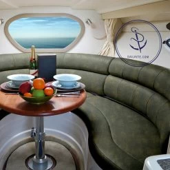 Morbern® Carrara Dark Green 54" Vinyl Fabric -Textile Store Morbern Carrara Dark Green 54 Vinyl Fabric 76