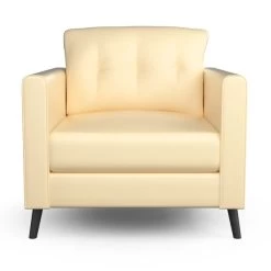 Nauga Soft Cream 54" Vinyl Fabric -Textile Store Nauga Soft Vinyl Cream 54 901