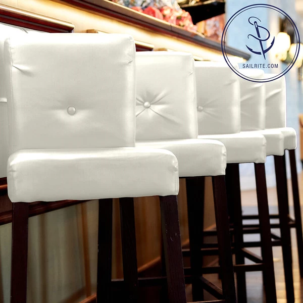 Naugahyde® All American Bright White 54" Vinyl Fabric 6 Naugahyde® All American Bright White 54" Vinyl Fabric - Image 6