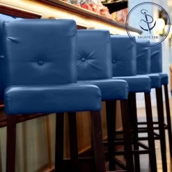 Naugahyde® All American Royal Blue 54" Vinyl Fabric -Textile Store Naugahyde All American Royal Blue Vinyl AM37 54 89