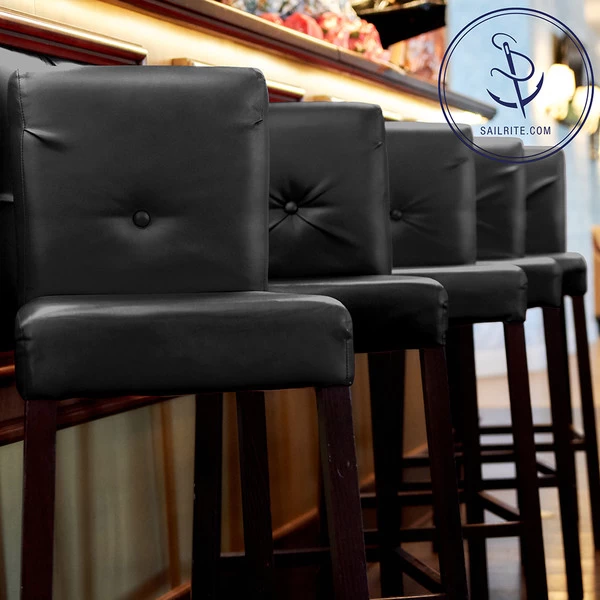 Naugahyde® Universal Graphite 54" Vinyl Fabric 6 Naugahyde® Universal Graphite 54" Vinyl Fabric - Image 6