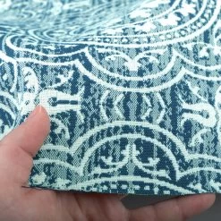 Outdura® Constantine Aqua 54" Upholstery Fabric (12101) -Textile Store Outdura Constantine Aqua 54 Upholstery Fabric 12101 3