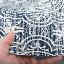 Outdura® Constantine Navy 54" Upholstery Fabric (12100) -Textile Store Outdura Constantine Navy 54 Upholstery Fabric 12100 3jpg