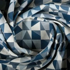 Outdura® Geo Nautical 54" Upholstery Fabric (8804) -Textile Store Outdura Geo Nautical 54 Upholstery Fabric 8804 5
