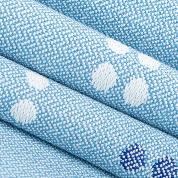 Outdura® Jot Dot Electric Blue 54" Upholstery Fabric (12400) 2 Outdura® Jot Dot Electric Blue 54" Upholstery Fabric (12400) - Image 2