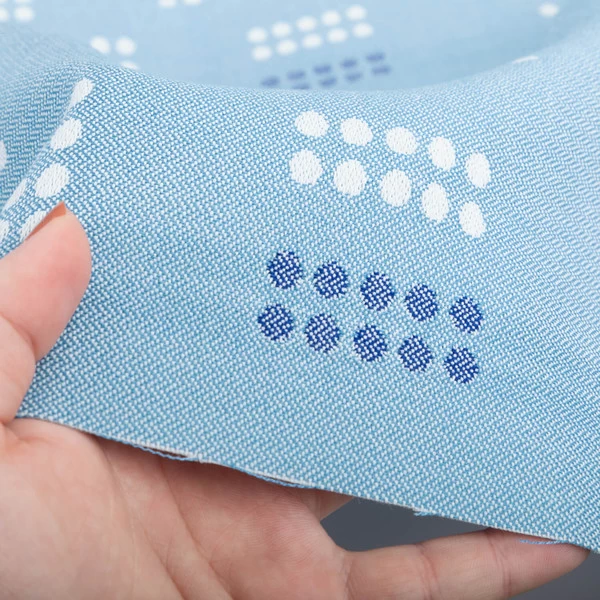 Outdura® Jot Dot Electric Blue 54" Upholstery Fabric (12400) 3 Outdura® Jot Dot Electric Blue 54" Upholstery Fabric (12400) - Image 3