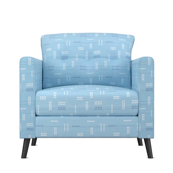 Outdura® Jot Dot Electric Blue 54" Upholstery Fabric (12400) 6 Outdura® Jot Dot Electric Blue 54" Upholstery Fabric (12400) - Image 6