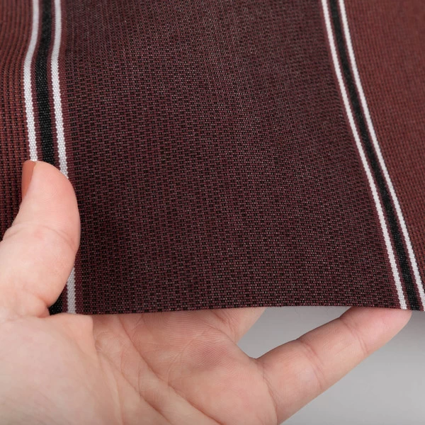 Sattler® Stripes Syrah 47" Awning Fabric (320446) 3 Sattler® Stripes Syrah 47" Awning Fabric (320446) - Image 3