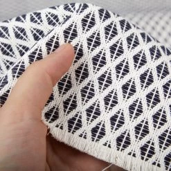 Sunbrella® 146003-0005 Detail Navy 54" Upholstery Fabric -Textile Store Sunbrella 146003 0005 Detail Navy 54 Upholstery Fabric 4