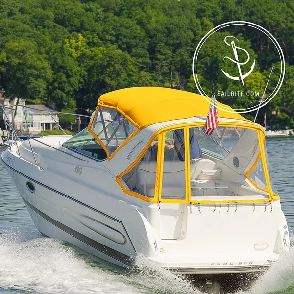 Sunbrella® Marine Grade 4602-0000 Sunflower Yellow 46" Fabric 6 Sunbrella® Marine Grade 4602-0000 Sunflower Yellow 46" Fabric - Image 6