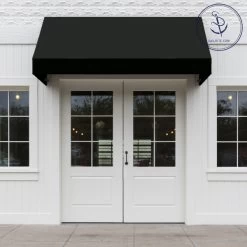 Sunbrella® Marine Grade 4608-0000 Black 46" Fabric -Textile Store Sunbrella 4608 0000 Jet Black 46 72