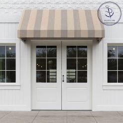 Sunbrella® Awning Stripe 4766-0000 Era Ash 46" Fabric 9 Sunbrella® Awning Stripe 4766-0000 Era Ash 46" Fabric -Textile Store Sunbrella 4766 0000 Era Ash 46 Awning Shade Fabric 707