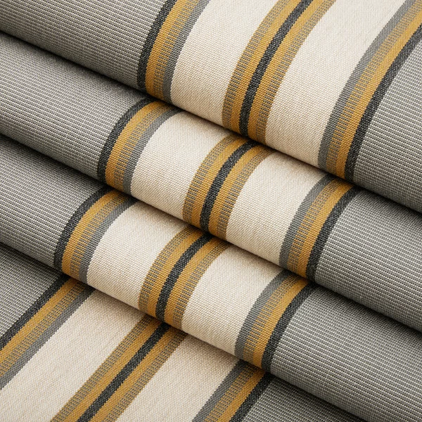 Sunbrella® Awning Stripe 4768-0000 Preston Stone 46" Fabric 2 Sunbrella® Awning Stripe 4768-0000 Preston Stone 46" Fabric - Image 2