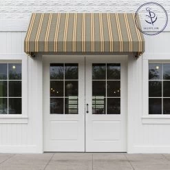 Sunbrella® Awning Stripe 4768-0000 Preston Stone 46" Fabric 10 Sunbrella® Awning Stripe 4768-0000 Preston Stone 46" Fabric -Textile Store Sunbrella 4768 0000 Preston Stone 46 Awning Shade Fabric 707