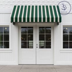 Sunbrella® Awning Stripe 4790-0000 Forest Green Fancy 46" Fabric -Textile Store Sunbrella 4790 0000 Forest Green Fancy 46 Awning Stripe 707