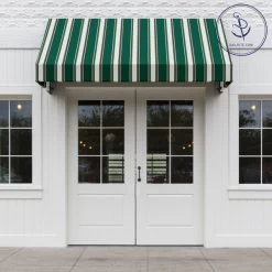 Sunbrella® Awning Stripe 4790-0000 Forest Green Fancy 46" Fabric -Textile Store Sunbrella 4790 0000 Forest Green Fancy 46 Awning Stripe 72