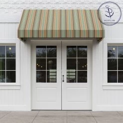Sunbrella® Awning Stripe 4868-0000 Kiawah Spa 46" Fabric -Textile Store Sunbrella 4868 0000 Kiawah Spa 46 Awning Stripe Fabric 707