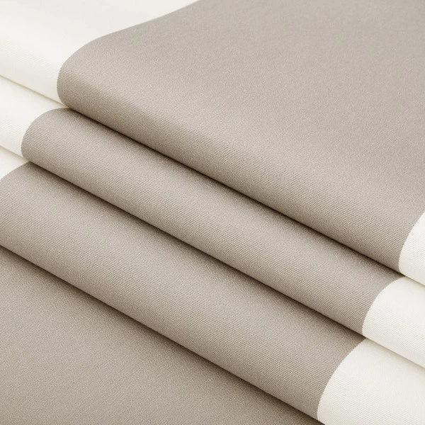 Sunbrella® Awning Stripe 4876-0000 Manhattan Fog 46" Fabric 2 Sunbrella® Awning Stripe 4876-0000 Manhattan Fog 46" Fabric - Image 2