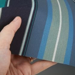 Sunbrella® Awning Stripe 4884-0000 Saxon Cascade 46" Fabric -Textile Store Sunbrella 4884 0000 Saxon Cascade 46 Awning Stripe Fabric 4