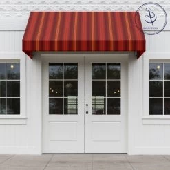 Sunbrella® Awning Stripe 4885-0000 Saxon Chili 46" Fabric 9 Sunbrella® Awning Stripe 4885-0000 Saxon Chili 46" Fabric -Textile Store Sunbrella 4885 0000 Saxon Chili 46 Awning Stripe Fabric 72