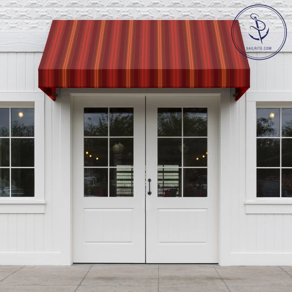 Sunbrella® Awning Stripe 4885-0000 Saxon Chili 46" Fabric 5 Sunbrella® Awning Stripe 4885-0000 Saxon Chili 46" Fabric - Image 5