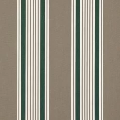 Sunbrella® Awning Stripe 4907-0000 Taupe 5 Bar Stripe 46" Fabric