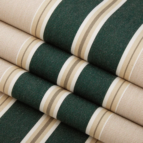 Sunbrella® Awning Stripe 4923-0000 Black Forest Fancy 46" Fabric 2 Sunbrella® Awning Stripe 4923-0000 Black Forest Fancy 46" Fabric - Image 2