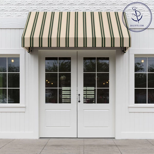 Sunbrella® Awning Stripe 4923-0000 Black Forest Fancy 46" Fabric 5 Sunbrella® Awning Stripe 4923-0000 Black Forest Fancy 46" Fabric - Image 5