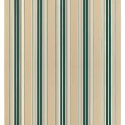 Sunbrella® Awning Stripe 4932-0000 Forest Green/Beige/Natural Fancy 46" Fabric -Textile Store Sunbrella 4932 0000 Forest Green Beige Natural Fancy Stripe 46 3