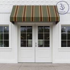 Sunbrella® Awning Stripe 4949-0000 Forest Vintage Bar 46" Fabric 9 Sunbrella® Awning Stripe 4949-0000 Forest Vintage Bar 46" Fabric -Textile Store Sunbrella 4949 0000 Forest Vintage Bar Stripe 46 Signature Series Awning Stripe 72